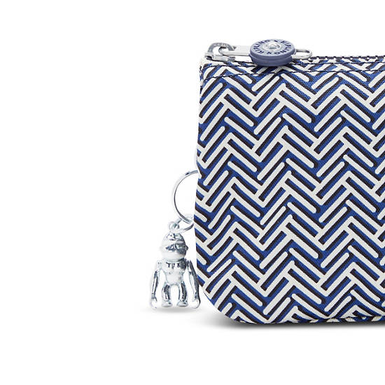 Kipling Creativity Large Printed Pouch Bags Urban Chevron | CA 2093AH